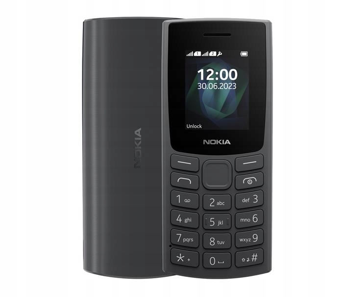 

Telefon komórkowy Nokia 105 2023 Dual Sim czarny