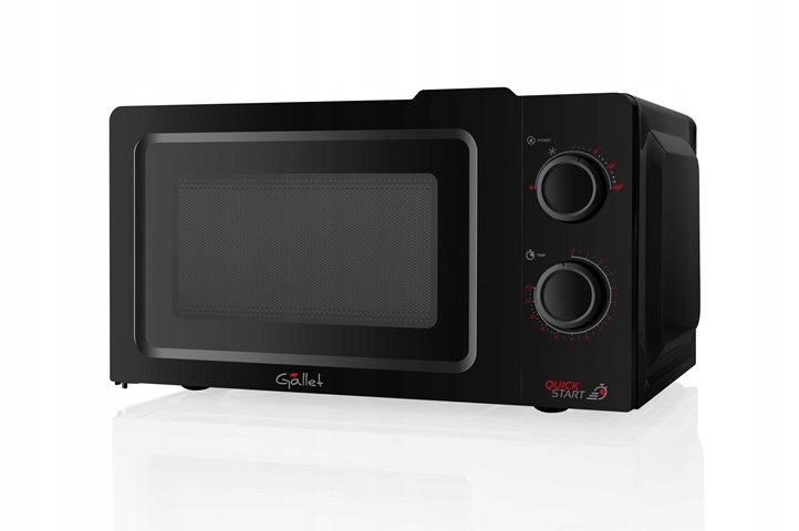 MIKROFALÓWKA WOLNOSTOJĄCA 20L KUCHENKA MIKROFALOWA 700W MIKROFALA CZARNA Kolor dominujący czarny