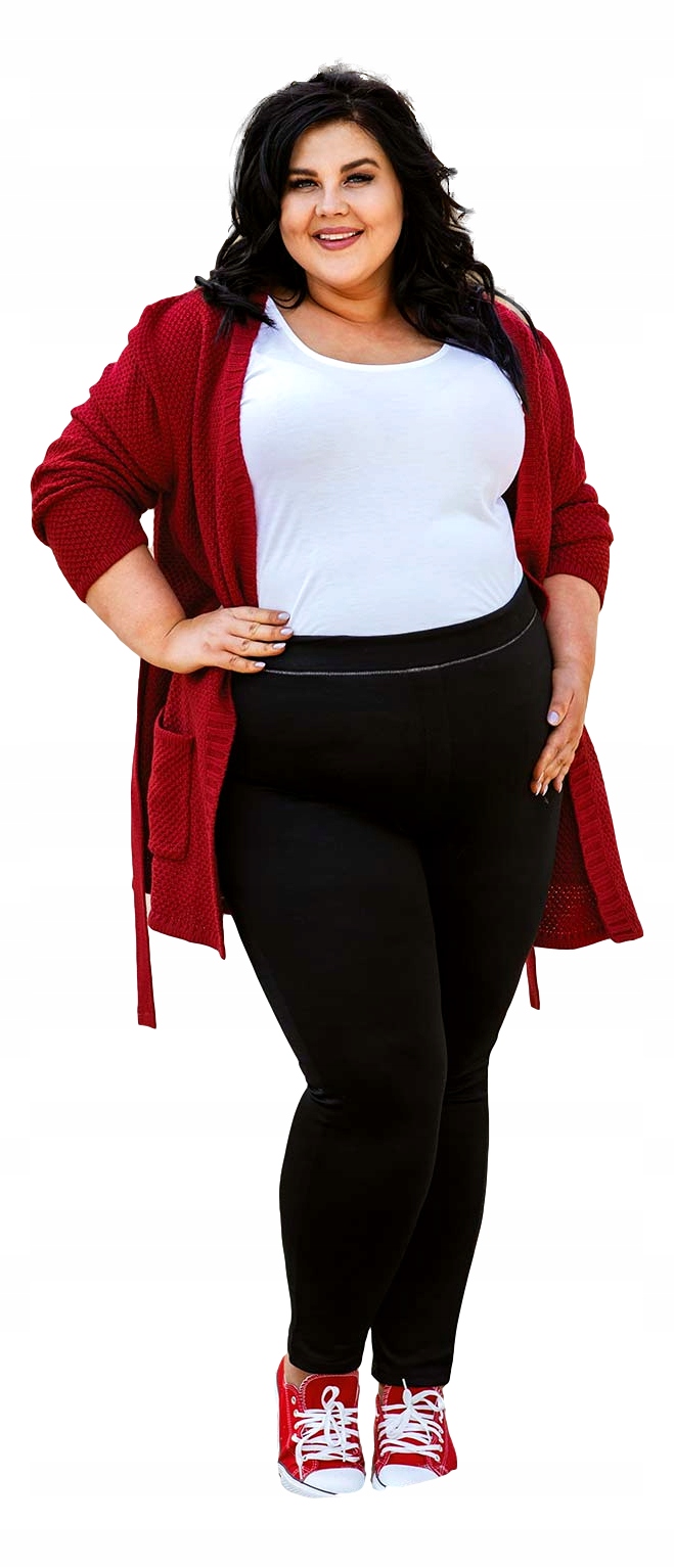 

Spodnie damskie czarne Plus Size *50 *5XL