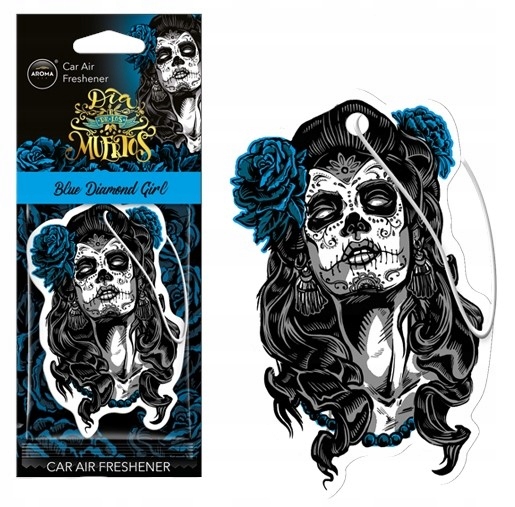 

Aroma Car Muertos Blue Diamond Girl Odświeżacz