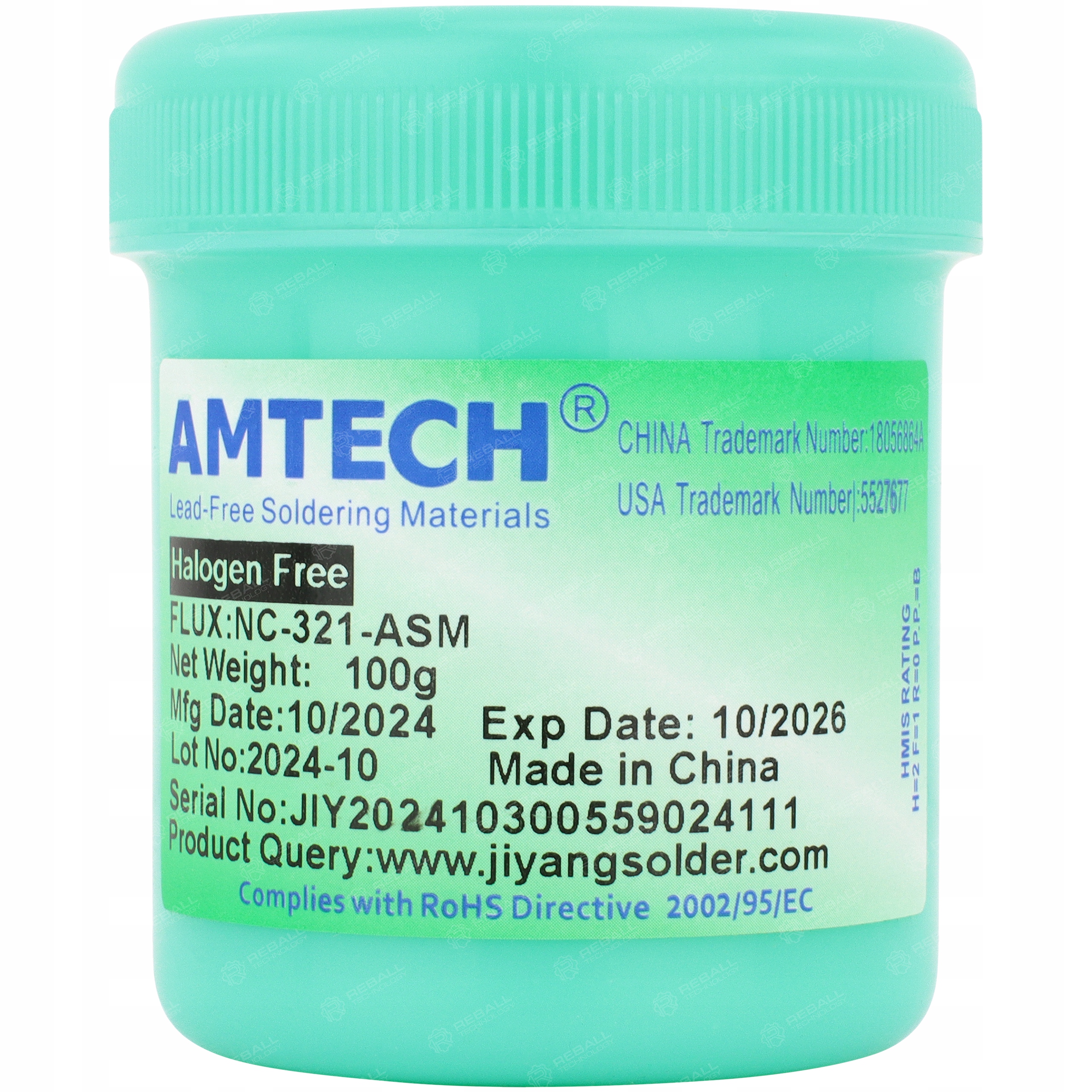 FLUX TOPNIK PASTA SMD BGA AMTECH NC-321-ASM 50g