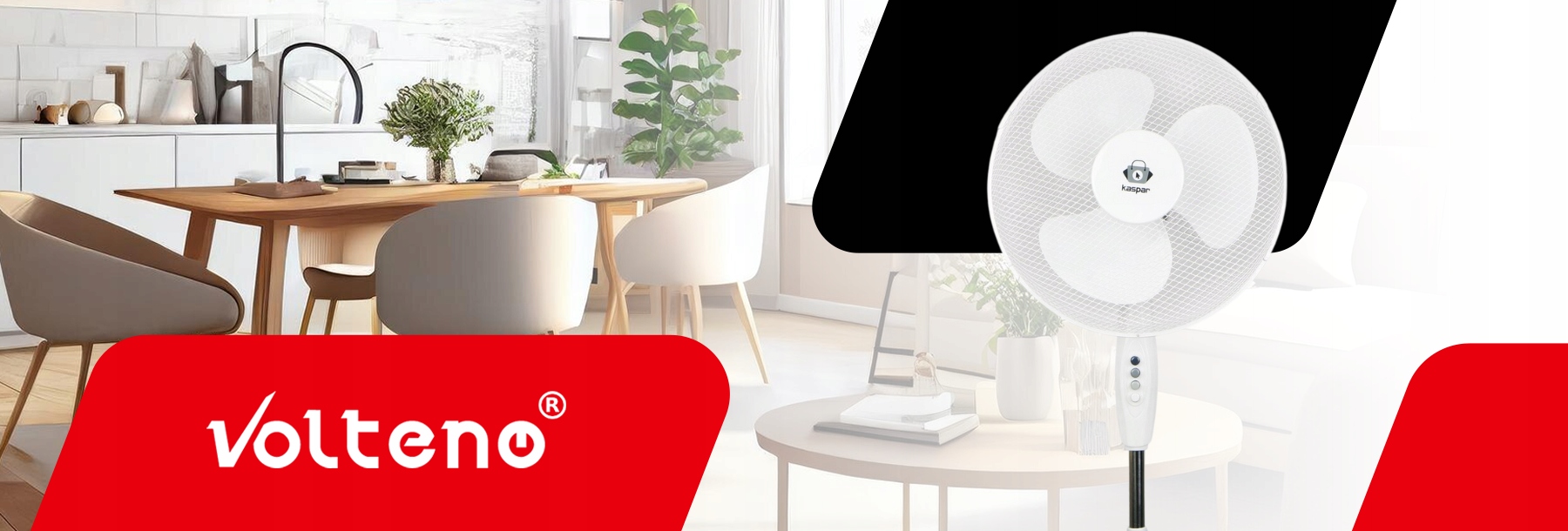 WENTYLATOR PODŁOGOWY STOJĄCY WIATRAK CICHY MOCNY 40W ŚMIGŁO 36cm Model VO0026