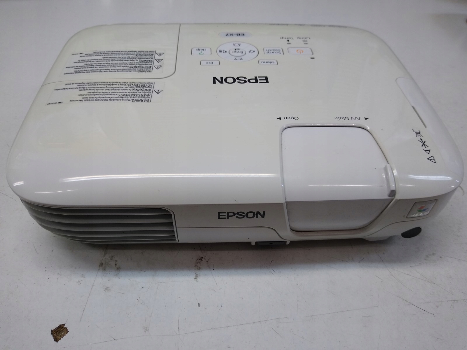 PROJEKTOR RZUTNIK EPSON EB-X7 XGA LAMPA 2200 ANS Kolor biały