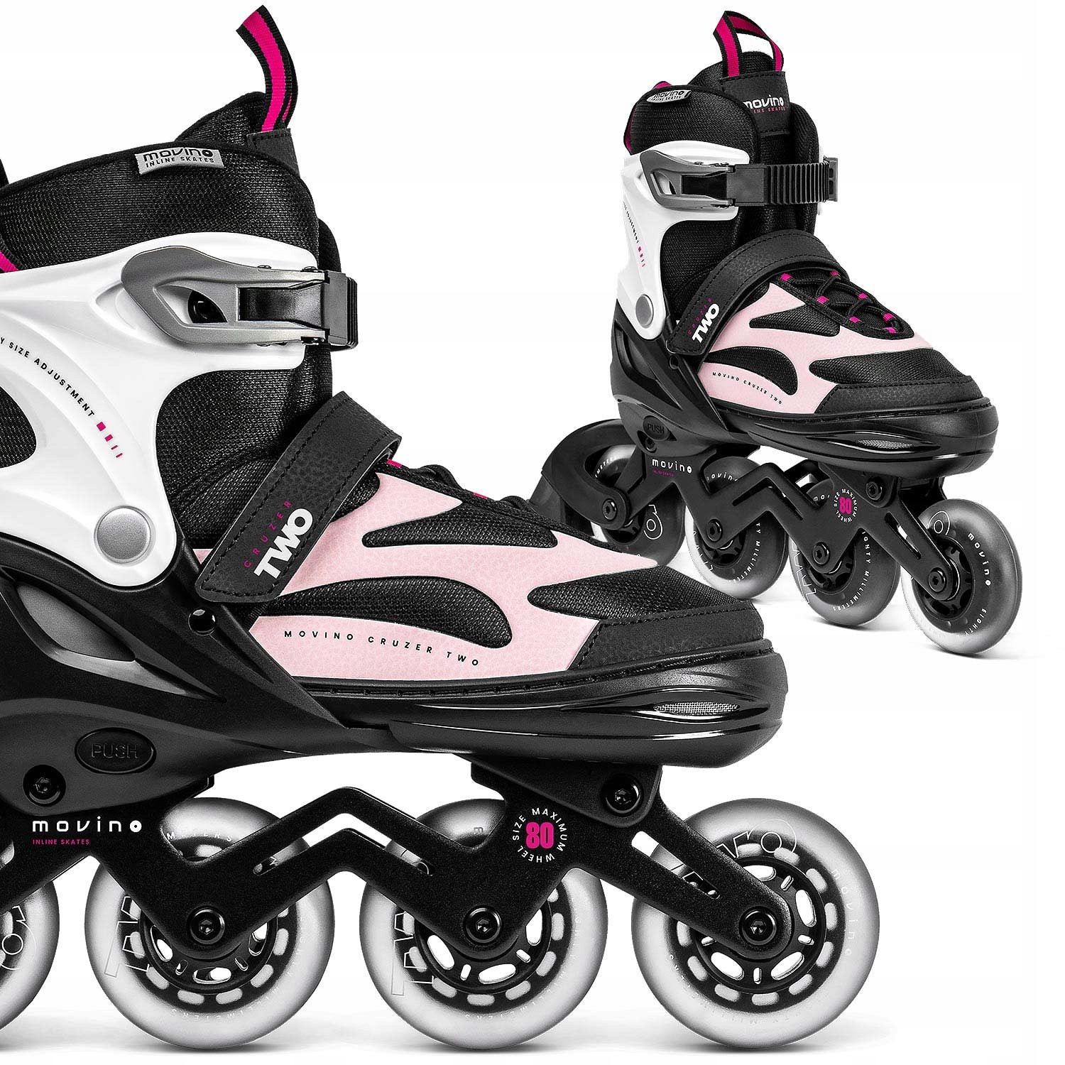 Rolki damskie regulowane Movino Cruzer Two rozmiar M (34-37)