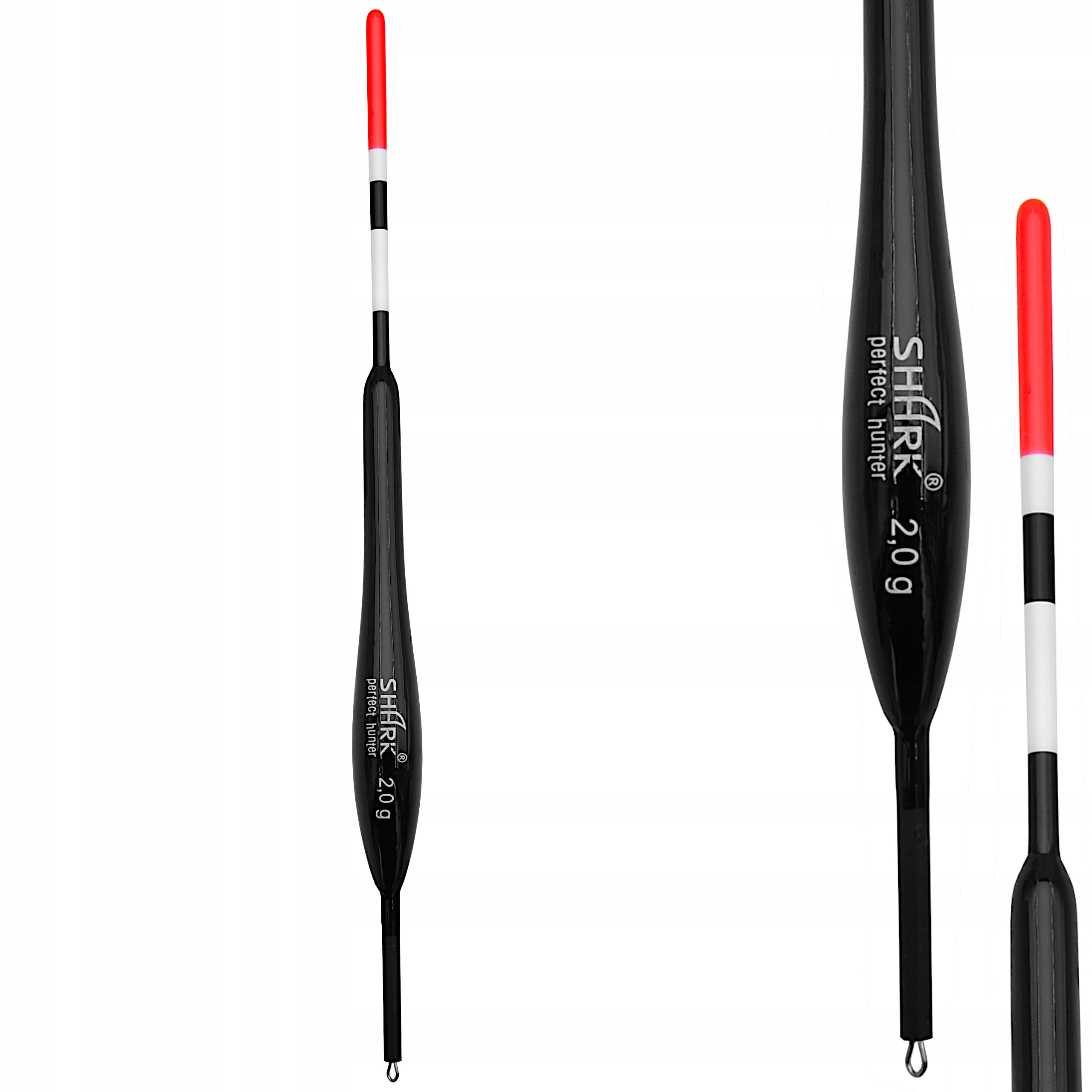 Spławik Przelotowy z Balsy Shark Perfekt Hunter 2,0 g 17 cm