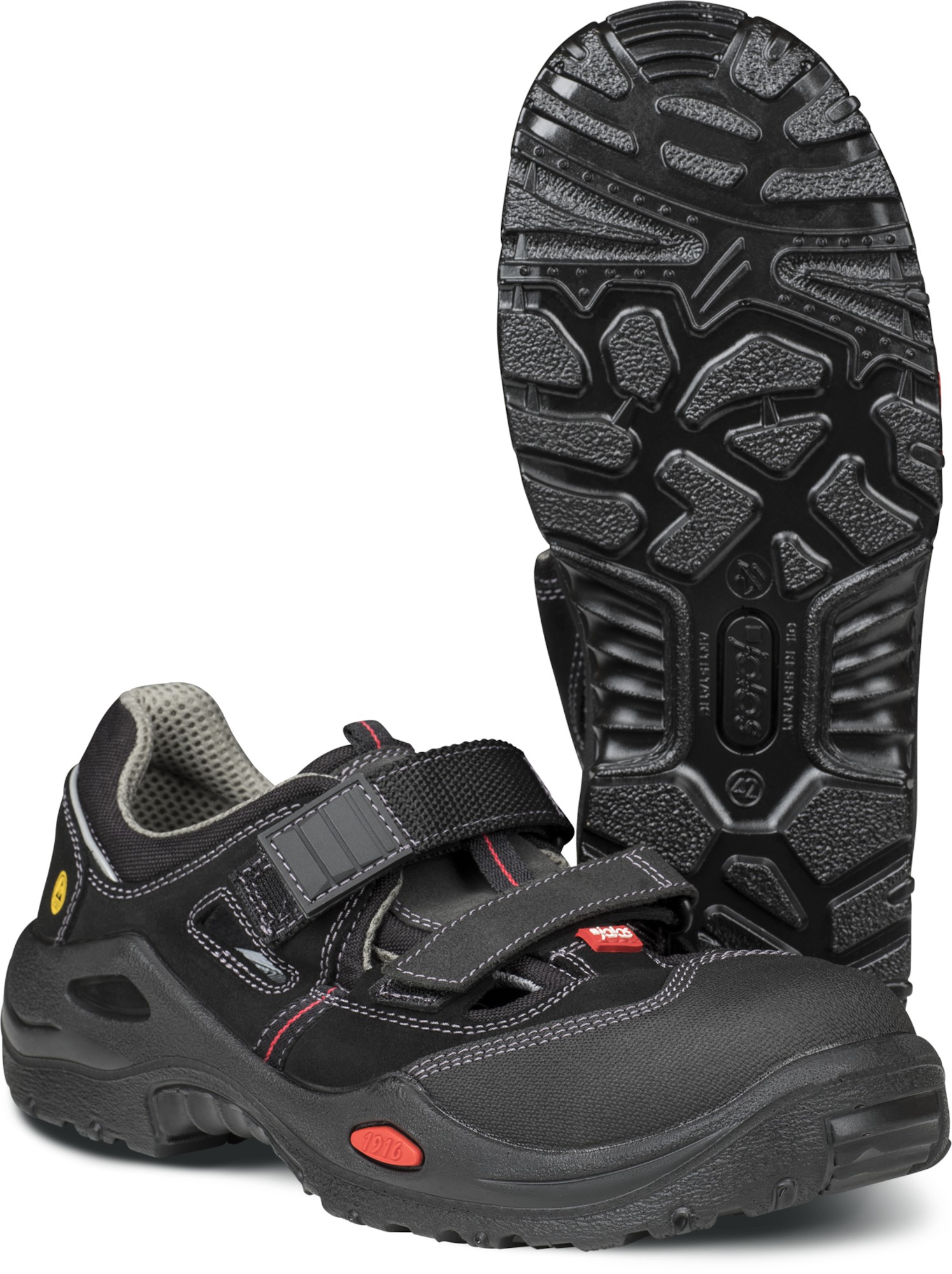 Jalas E-sport 1605 S1P Esd Lekkie sandały robocze buty ochronne 43