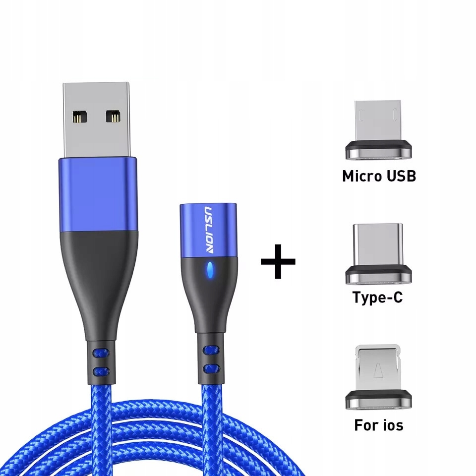 

Kabel Magnetyczny 2M Szybkie Ładowanie 3A Usb C