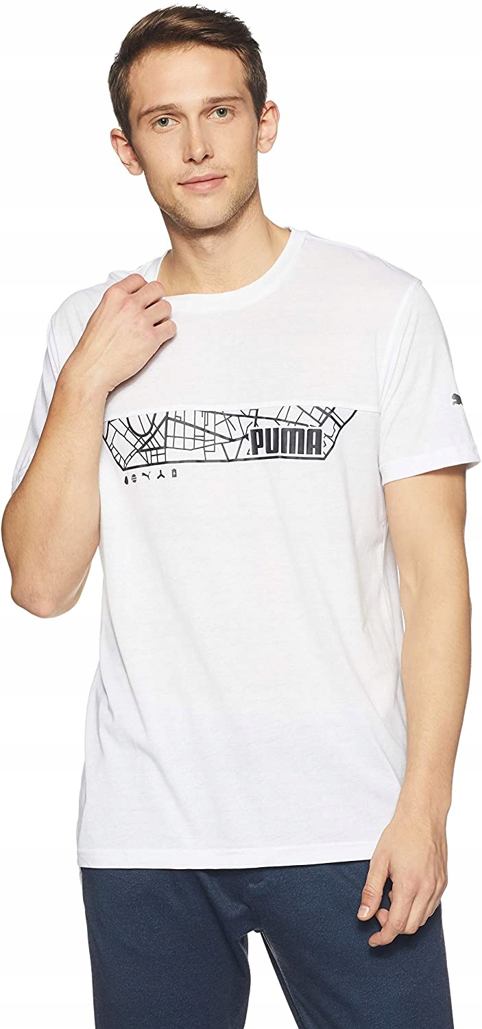 S472 Puma Graphic Treningowa męska koszulka S