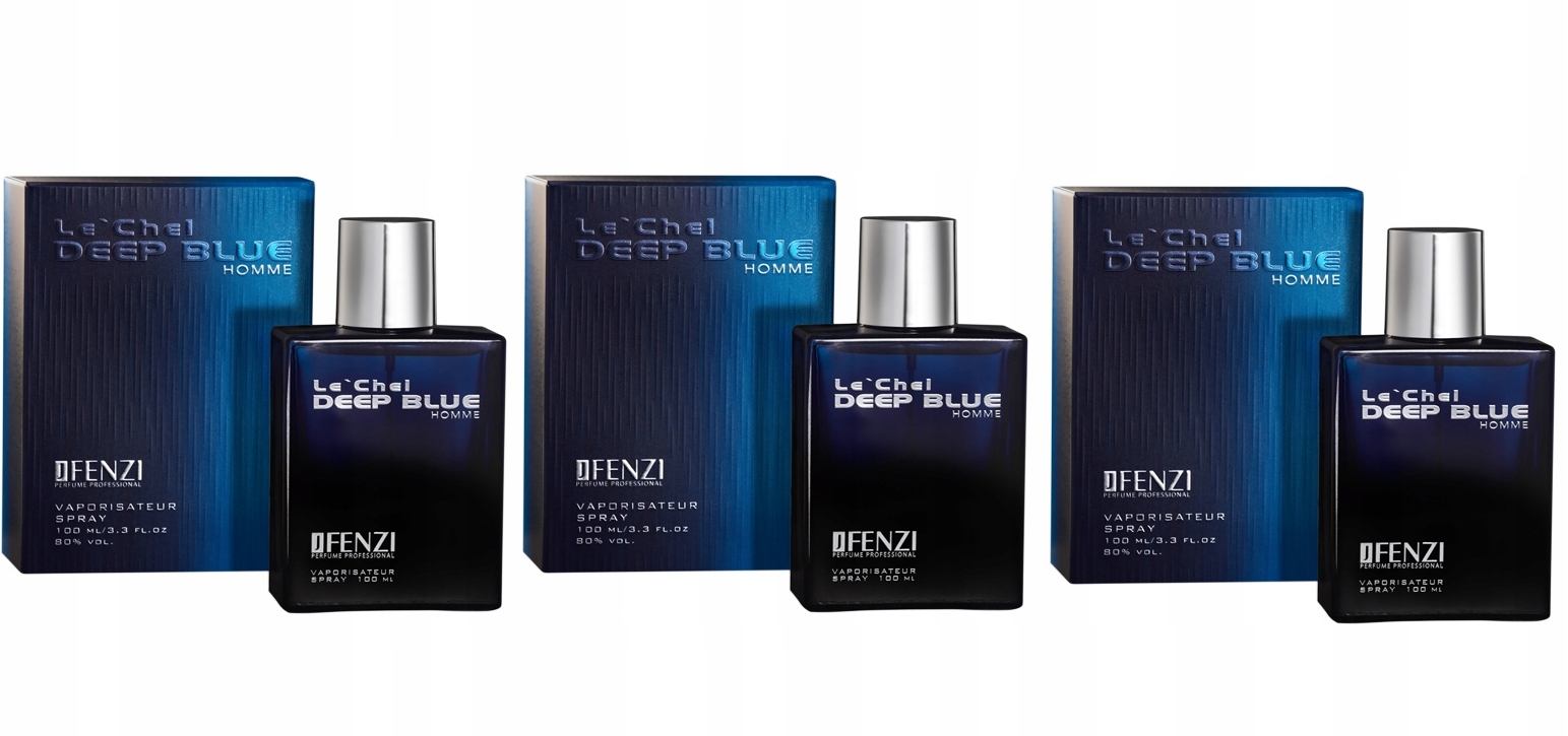 

JFenzi Le'Chel Deep Blue 3x100ml Edp Men
