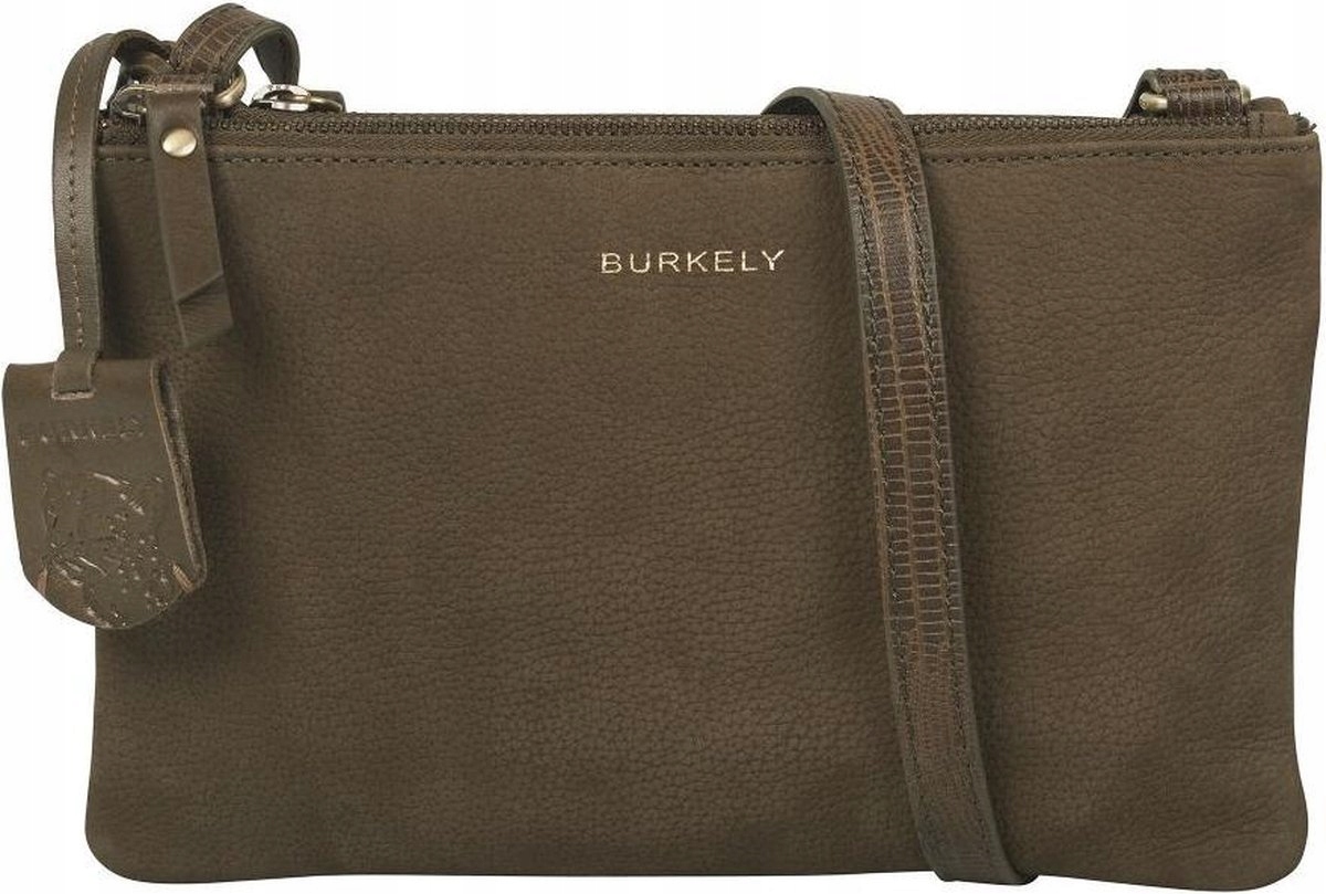 Burkely Kožená kabelka přes rameno Soul Sam Crossover 25 x 15 cm, hnědá