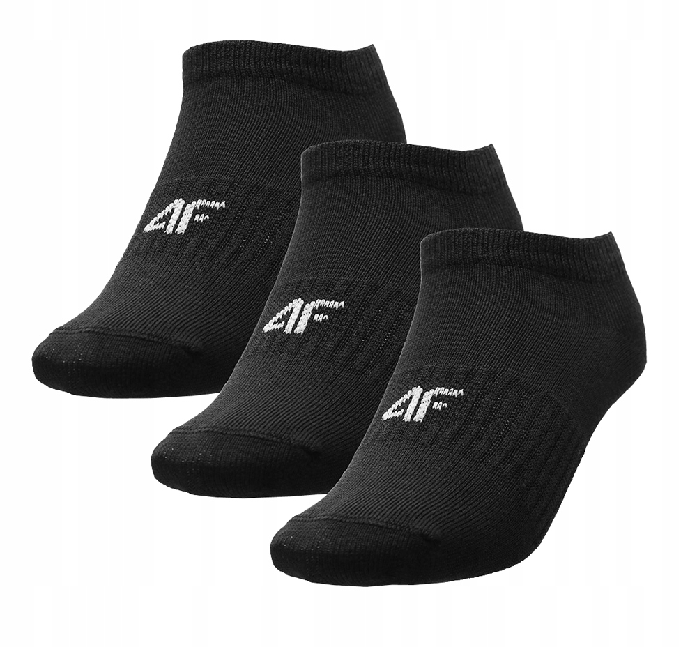 

4F 3-PAK Bawełniane Skarpetki Stopki / 32-35