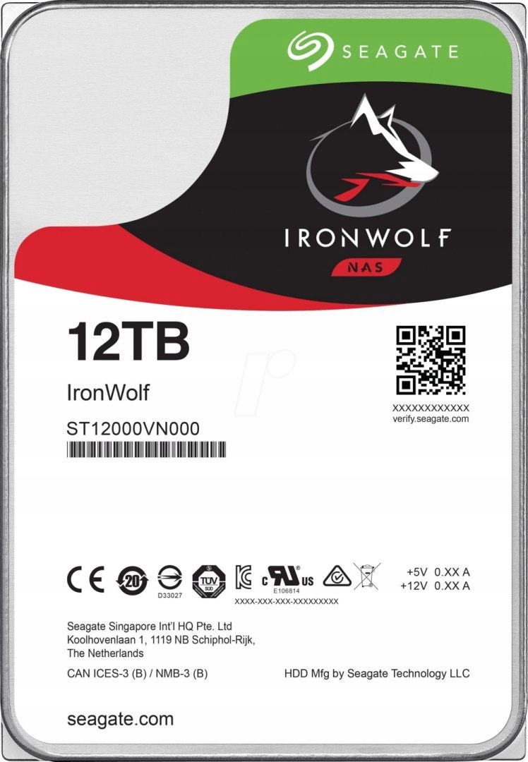 SEAGATE IronWolf(3.5'', 12TB, SATA III, 7200 obr./min) — 6