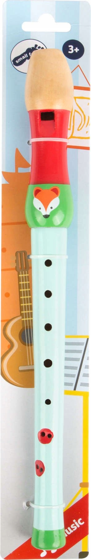 DREWNIANY KOLOROWY FLET DLA DZIECI 32CM INSTRUMENT Marka Small Foot