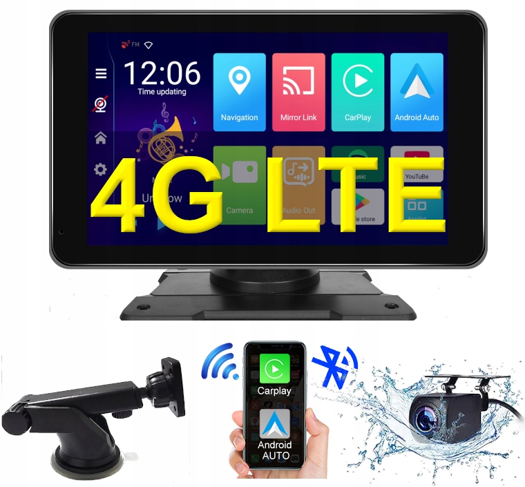 Rekordér Rádio Multimediálna stanica Kamera Navigácia WiFi Gps Android