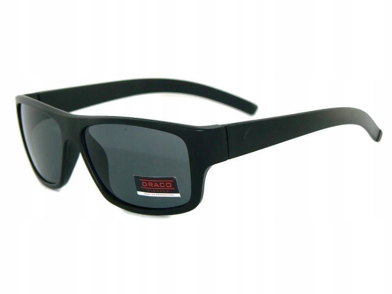 

Okulary Przeciwsłoneczne Czarne Męskie Nerdy UV400