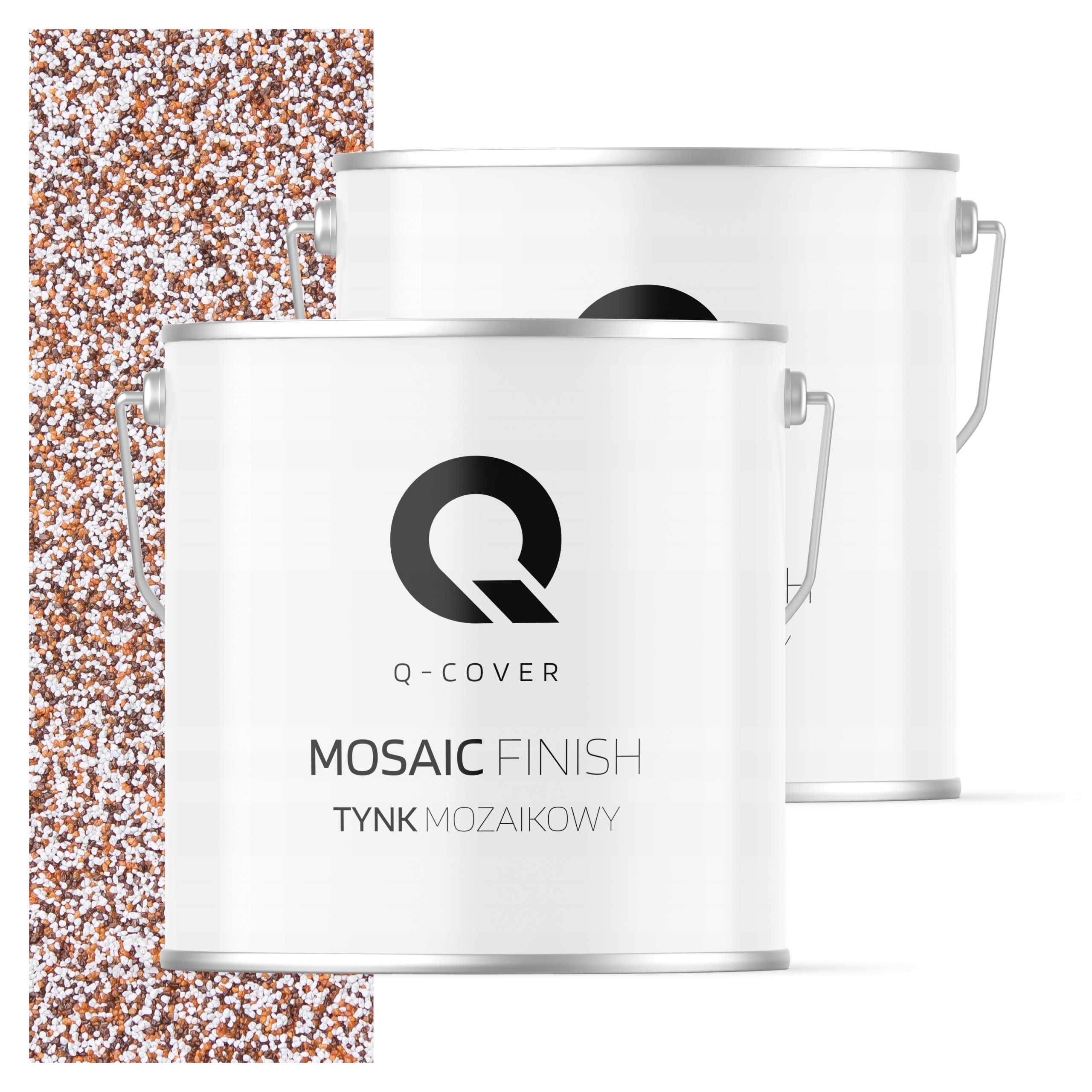 Mozaiková Omítka Mozaika 7 Kg Hnědá Rudá M61 Ozdobná Pryskyřičná Fasáda