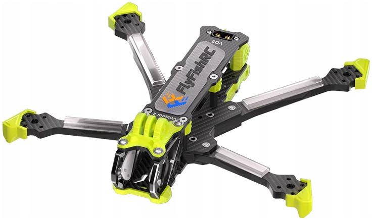 Rám FlyFishRC Volador II VD5 O4 Pro Deadcat Fpv Lr Freestyle T700 (žlutý)
