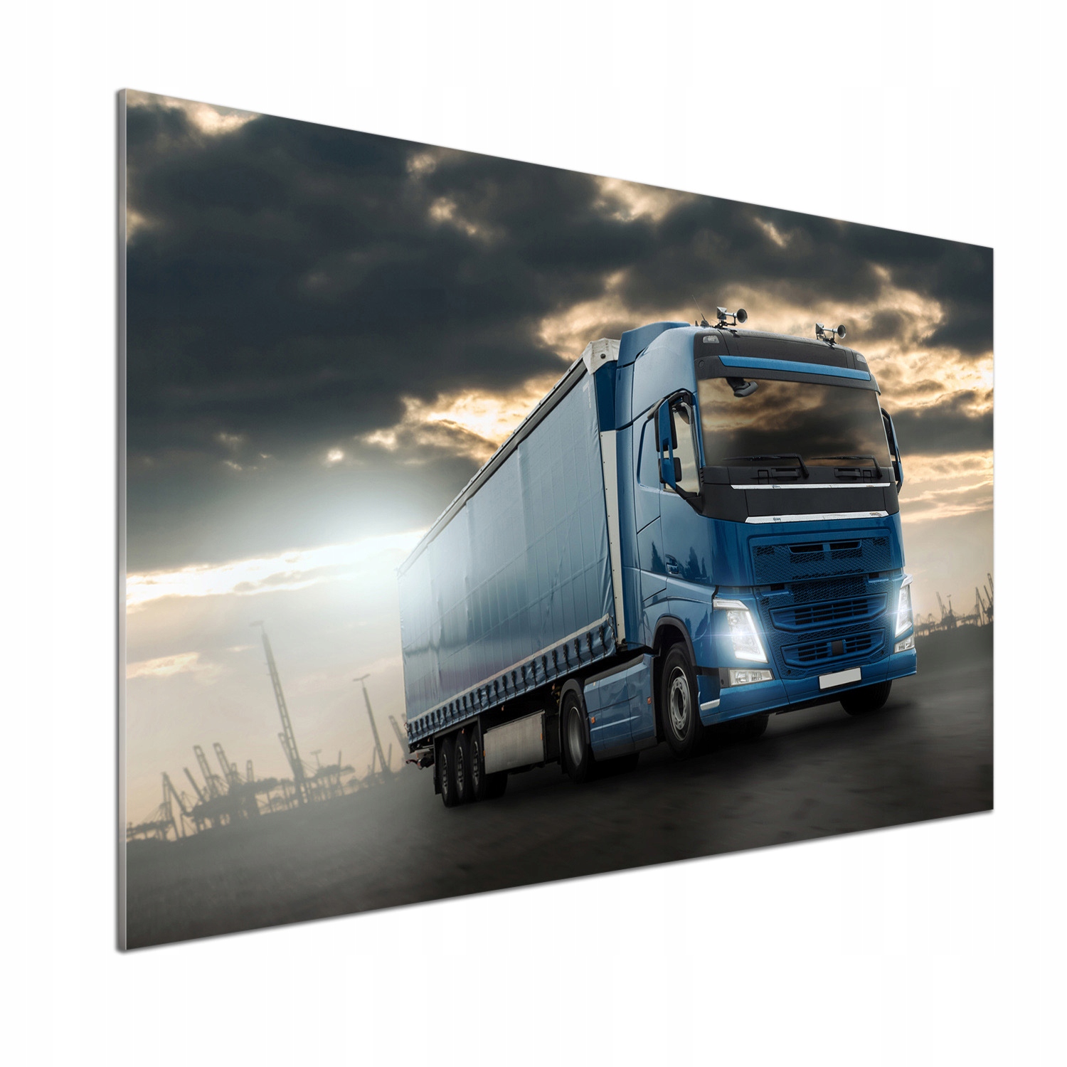 Panel dekor sklo Nákladné auto 100x70 cm Lepidlo