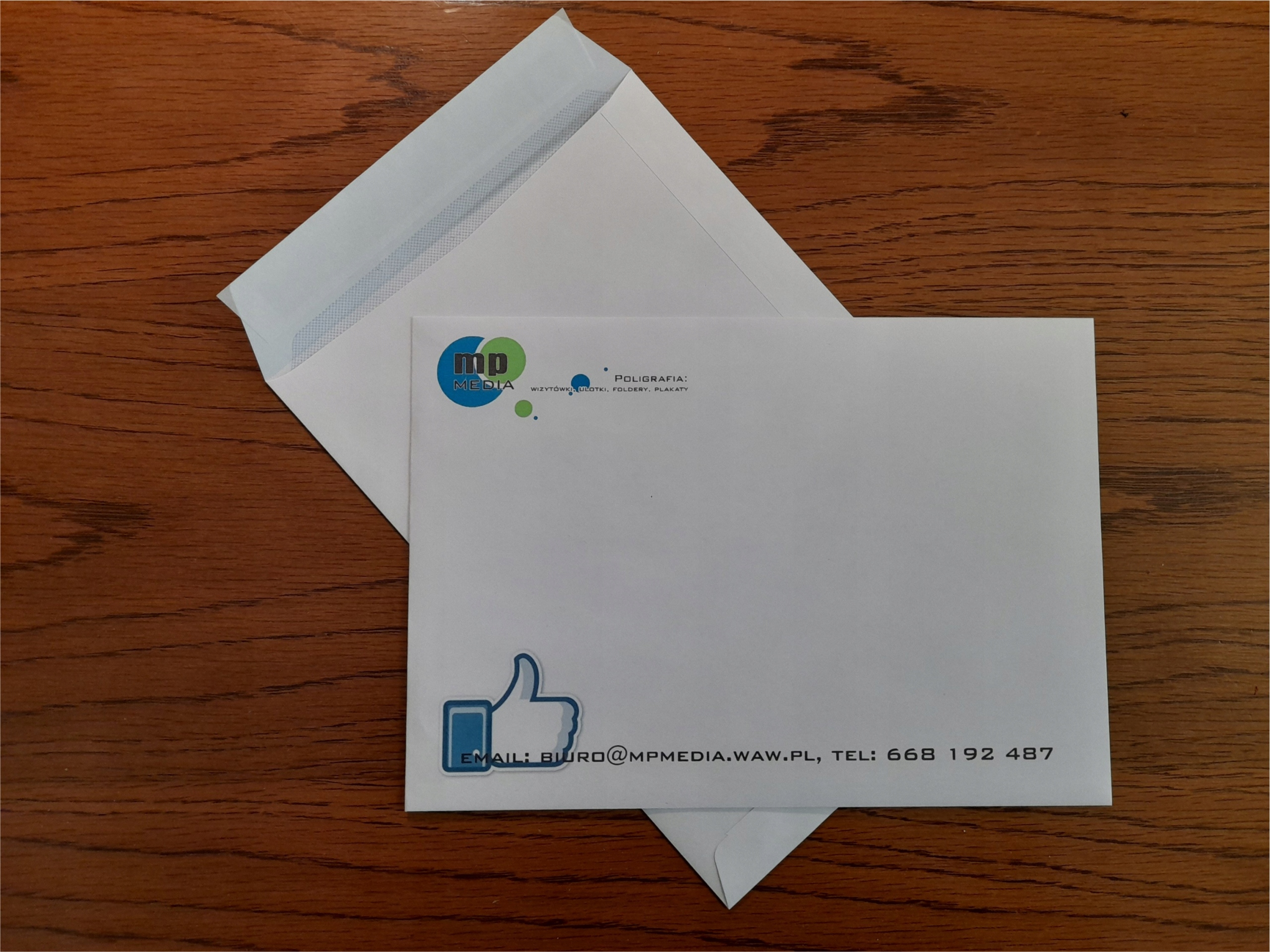 KOPERTY FIRMOWE C5 z nadrukiem250szt full kolor Marka inny