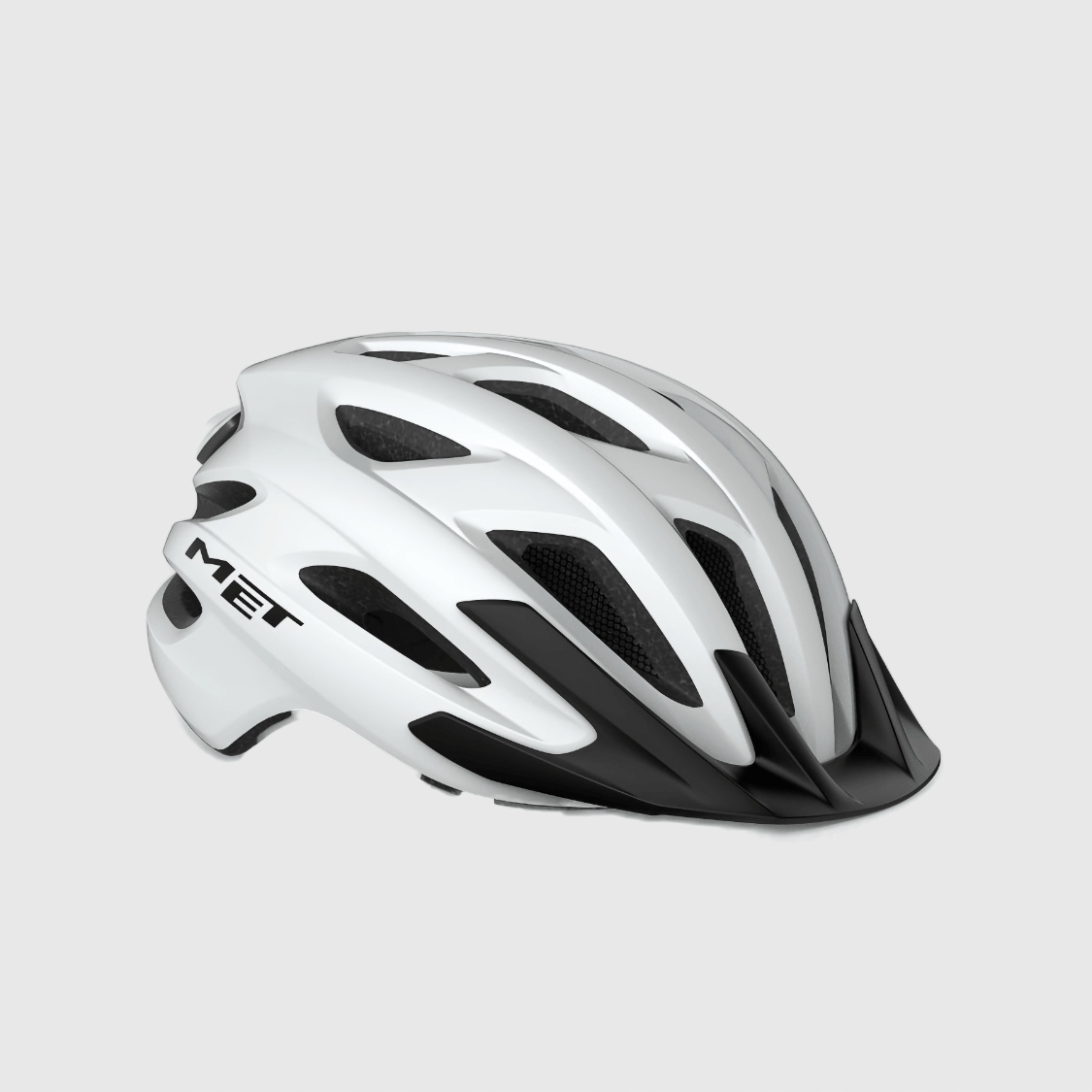 Cyklistická přilba Met Crossover II bílá matt Un (52-59 cm) Met
