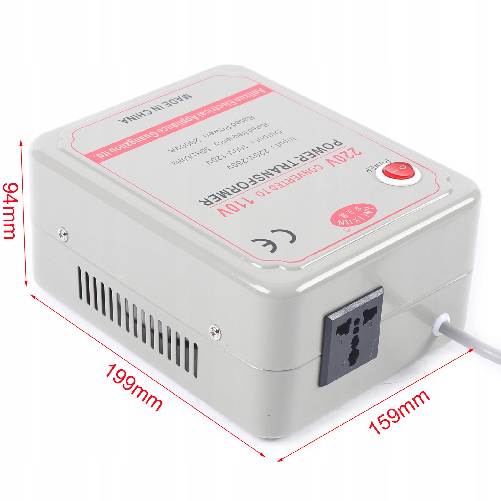 przemiennik napięcia transformatora 220V do 110V Kod producenta przemiennik napięcia transformatora