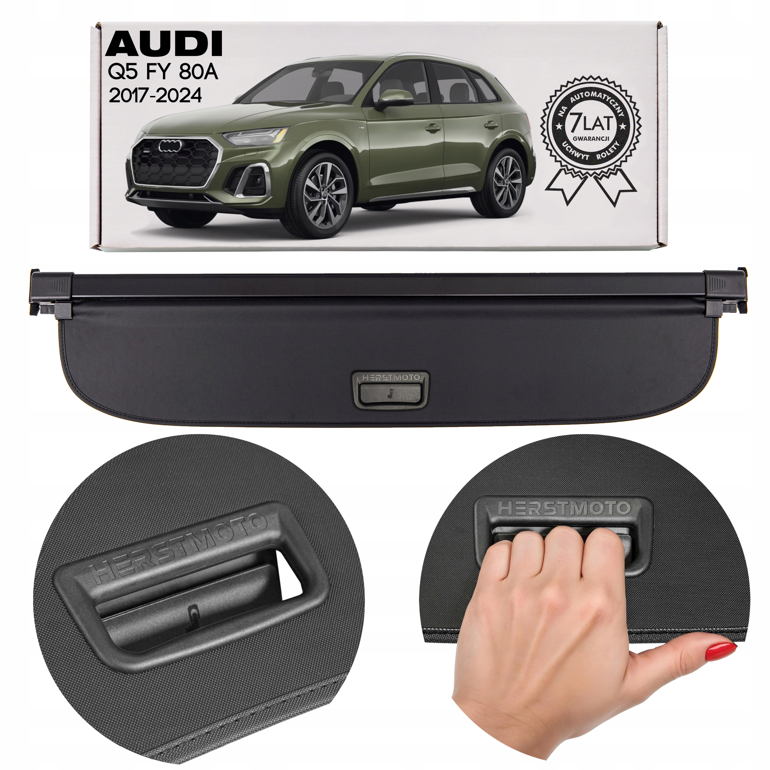 Audi Q5 Fy 80A 2017-2024 Roleta Do Kufru Černá 80A863553A