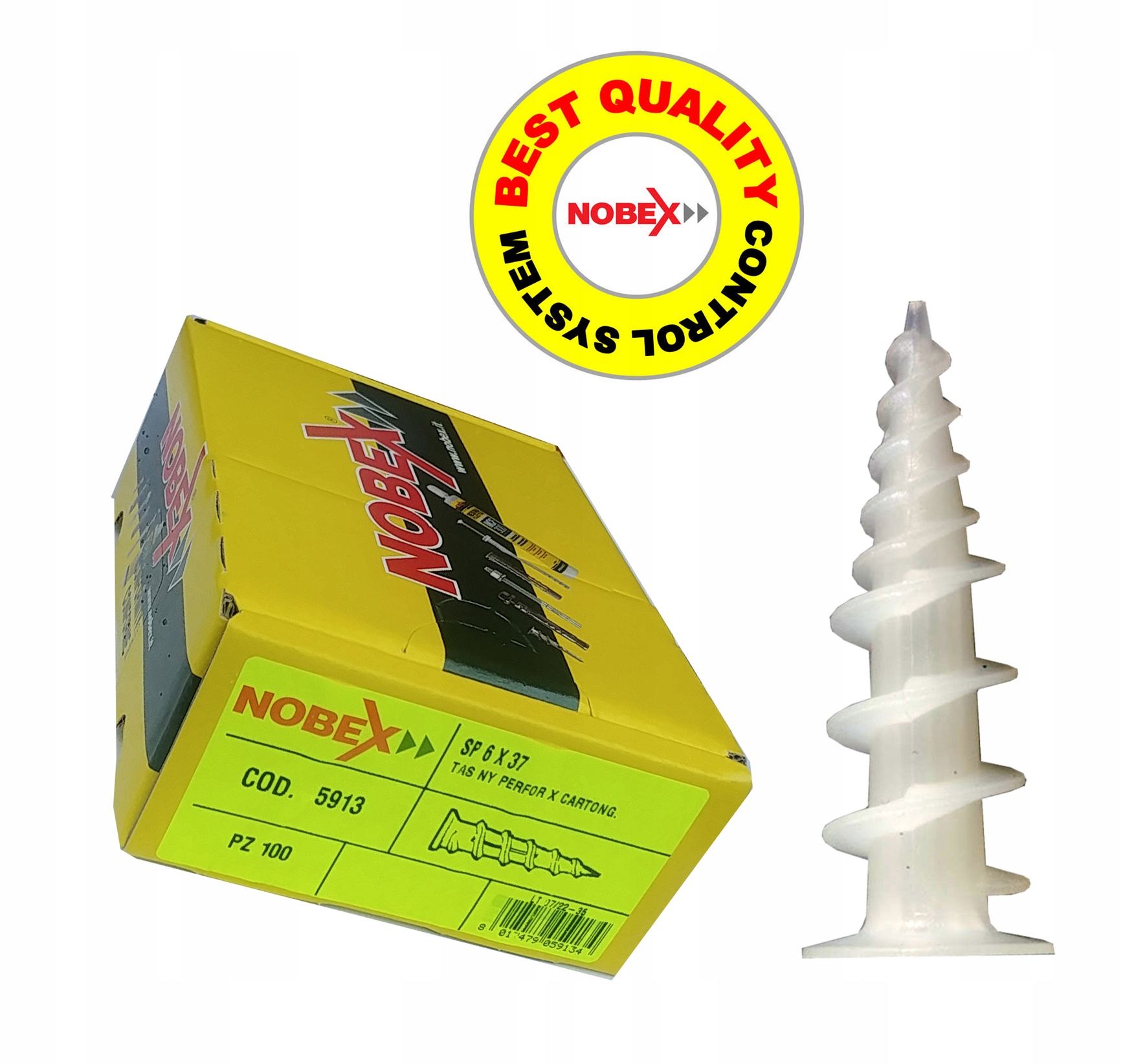 Kołki rozporowe do płyt gipsowych i pustek SP 100