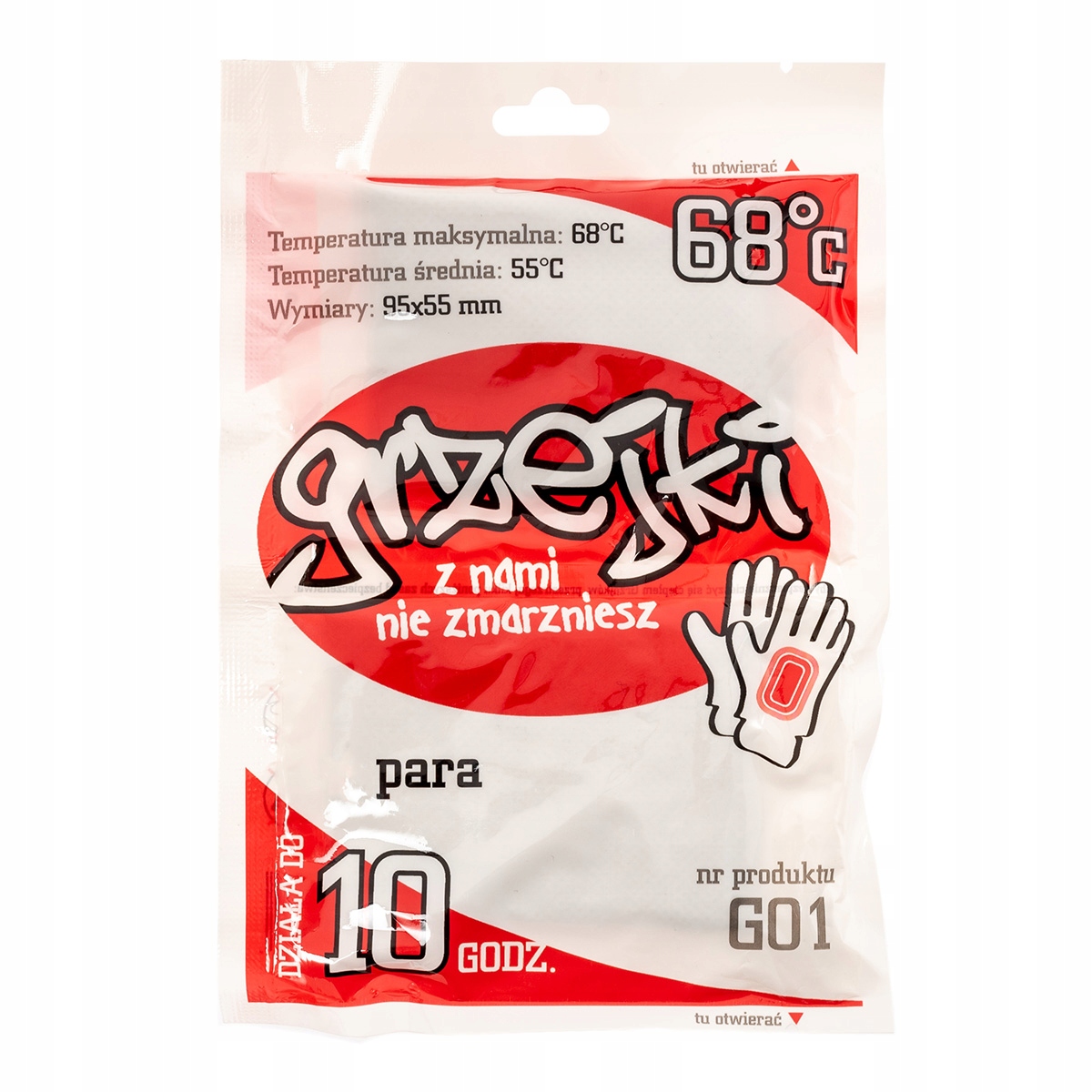 

Ogrzewacz chemiczny Grzejki do rąk 1 para