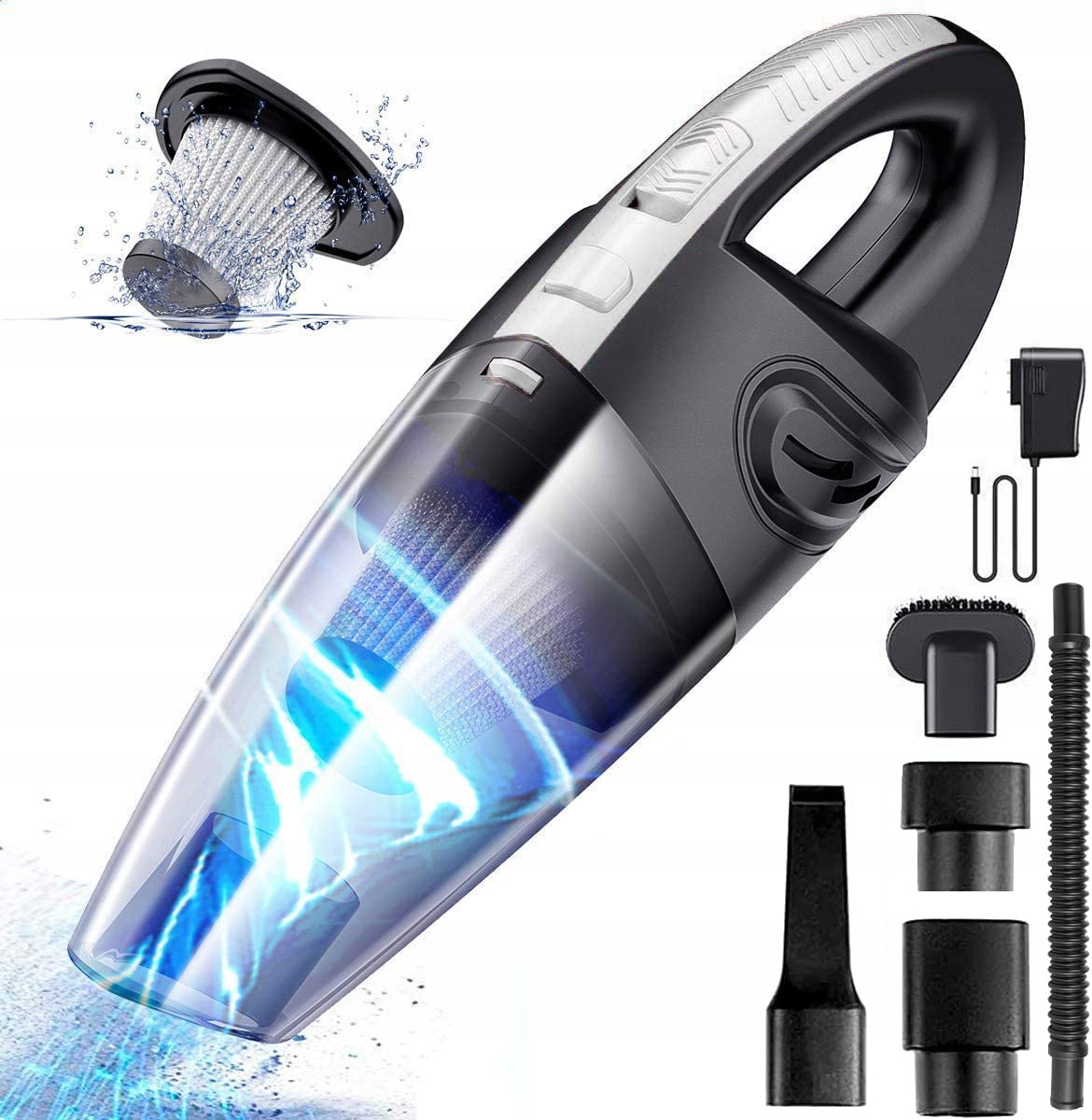 АВТОМОБИЛЬНЫЙ ПЫЛЕСОС БЕСПРОВОДНОЙ РУЧНОЙ 120 ВТ