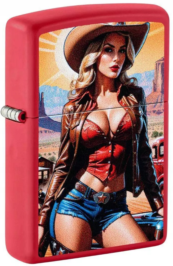 Zapalovač Zippo Pinup Cowgirl Design 60007557