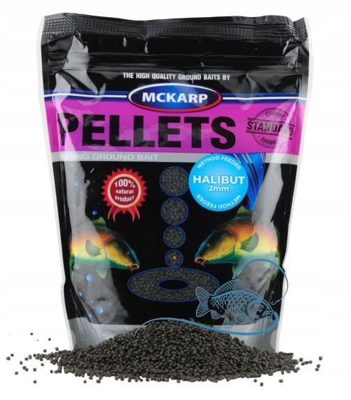 Halibut Czarny Pellet 2mm Mckarp