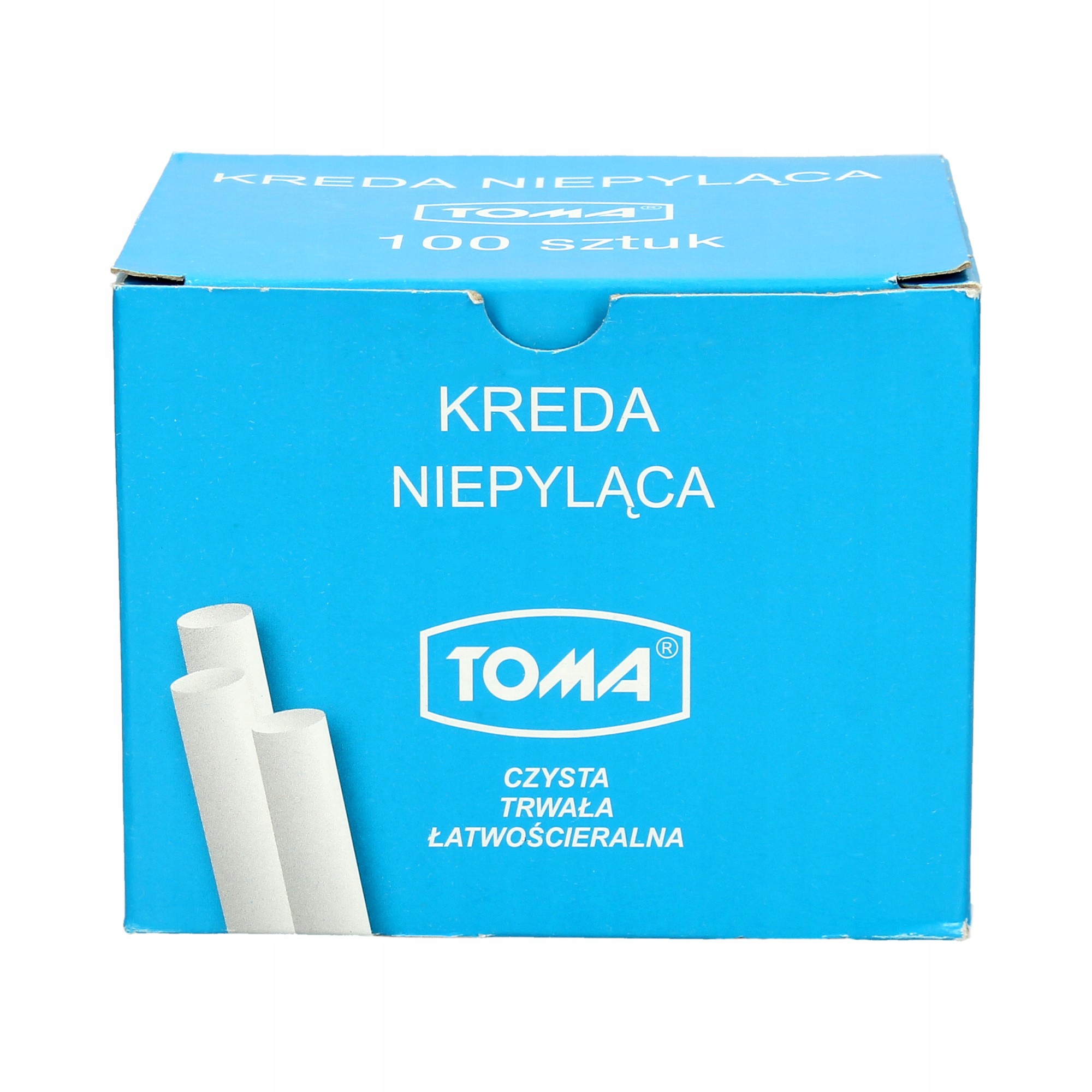 

Kreda biała szkolna tablicowa 100szt. Toma 80200