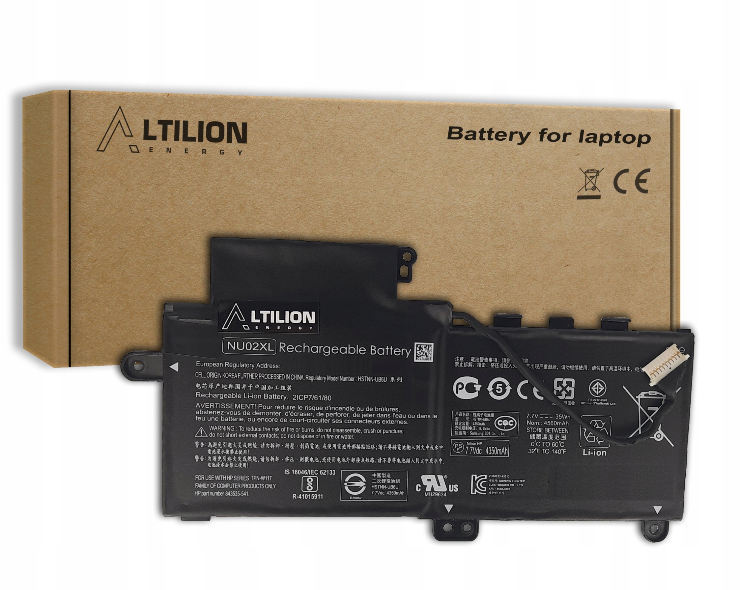 Batéria Altilion Energy NU02XL kompatibilná s Hp