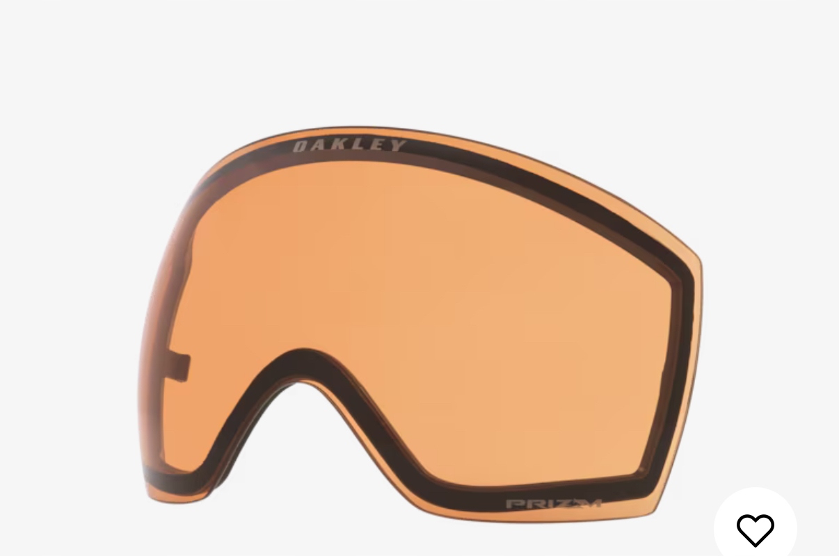 Sklo na brýle Oakley Flight Deck Pro L prizm snow persimmon 39%