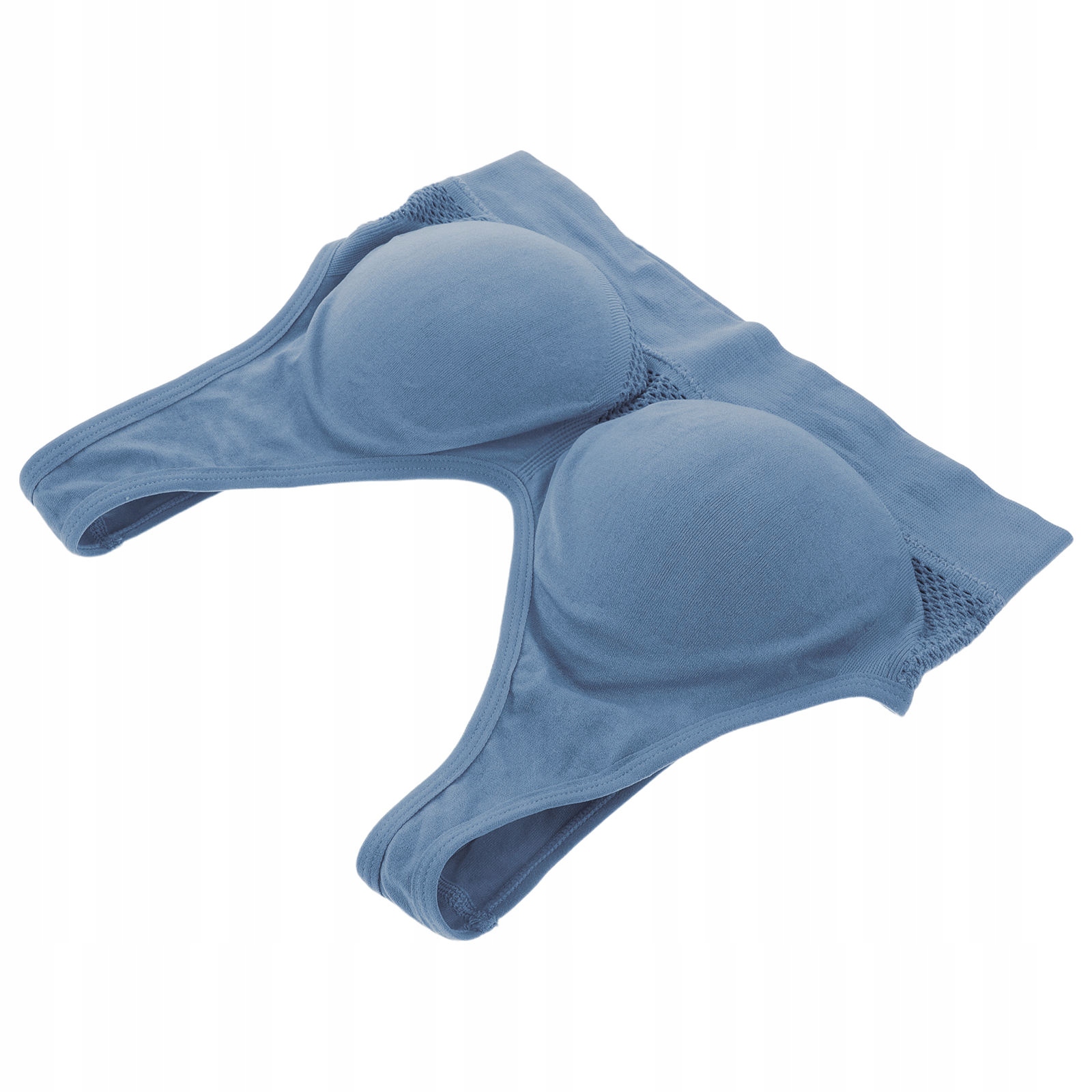 Sky-Blue High Support Sports Bra Oddychający odporny na wstrząsy Gym Wear