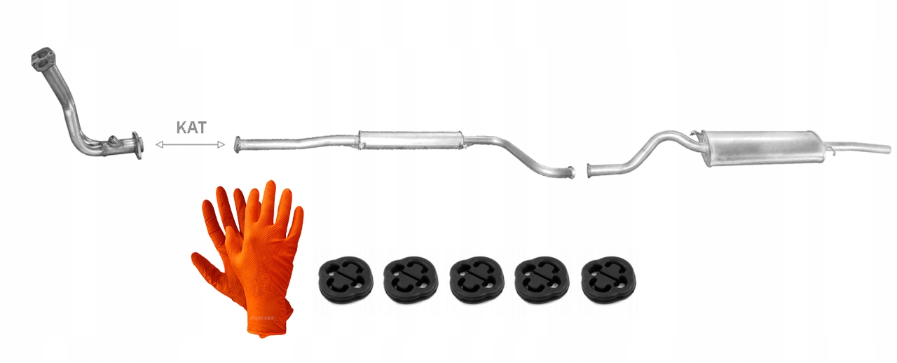 Lada 110 1.5 52 kW (od 1996) Sedan Kombi Výfukový Systém Lada