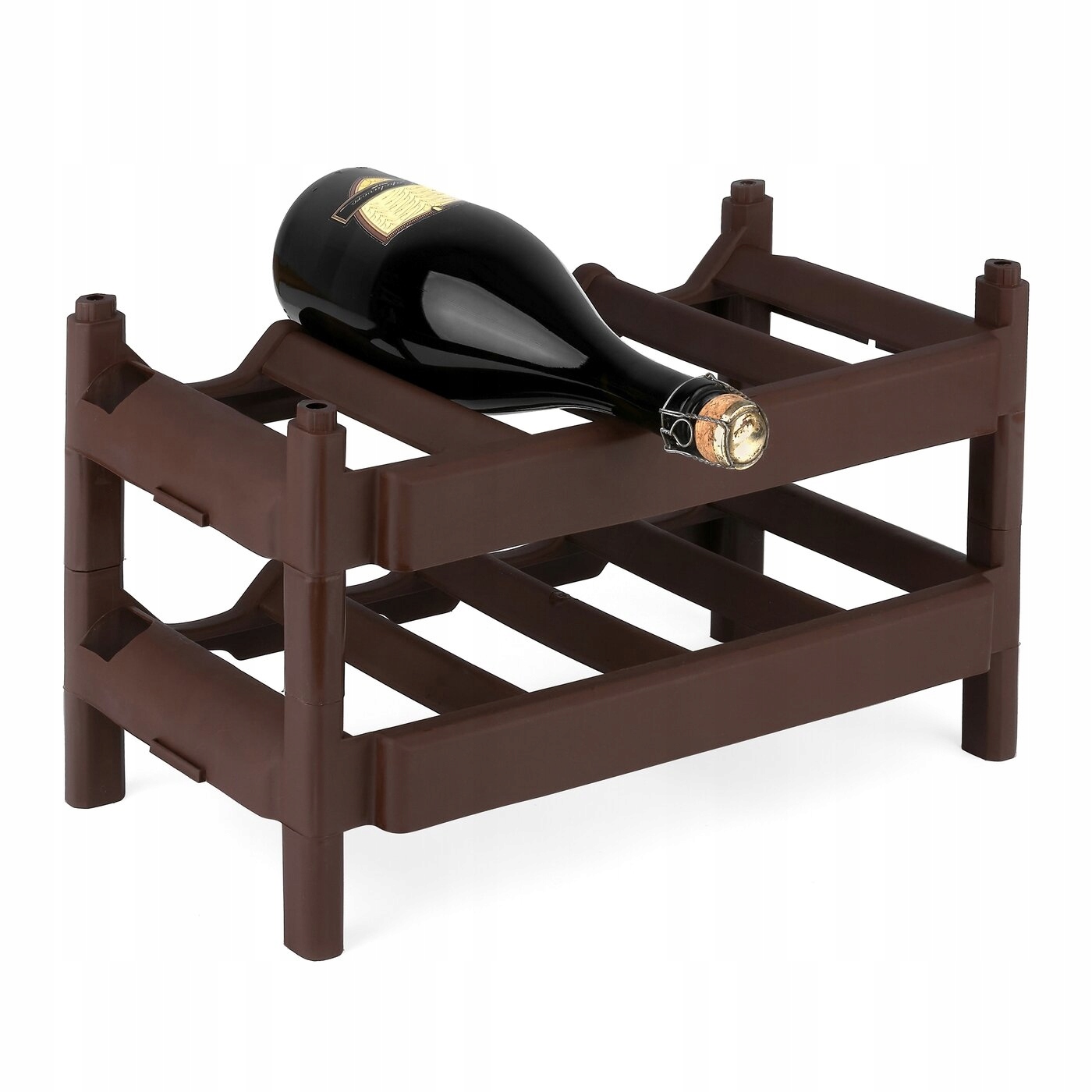 

Stojak na wino Hega brązowy na 8 butelek