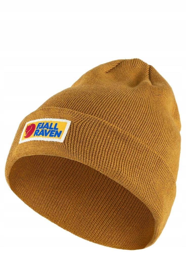Fjällräven čepice beanie žlutá velikost univerzální