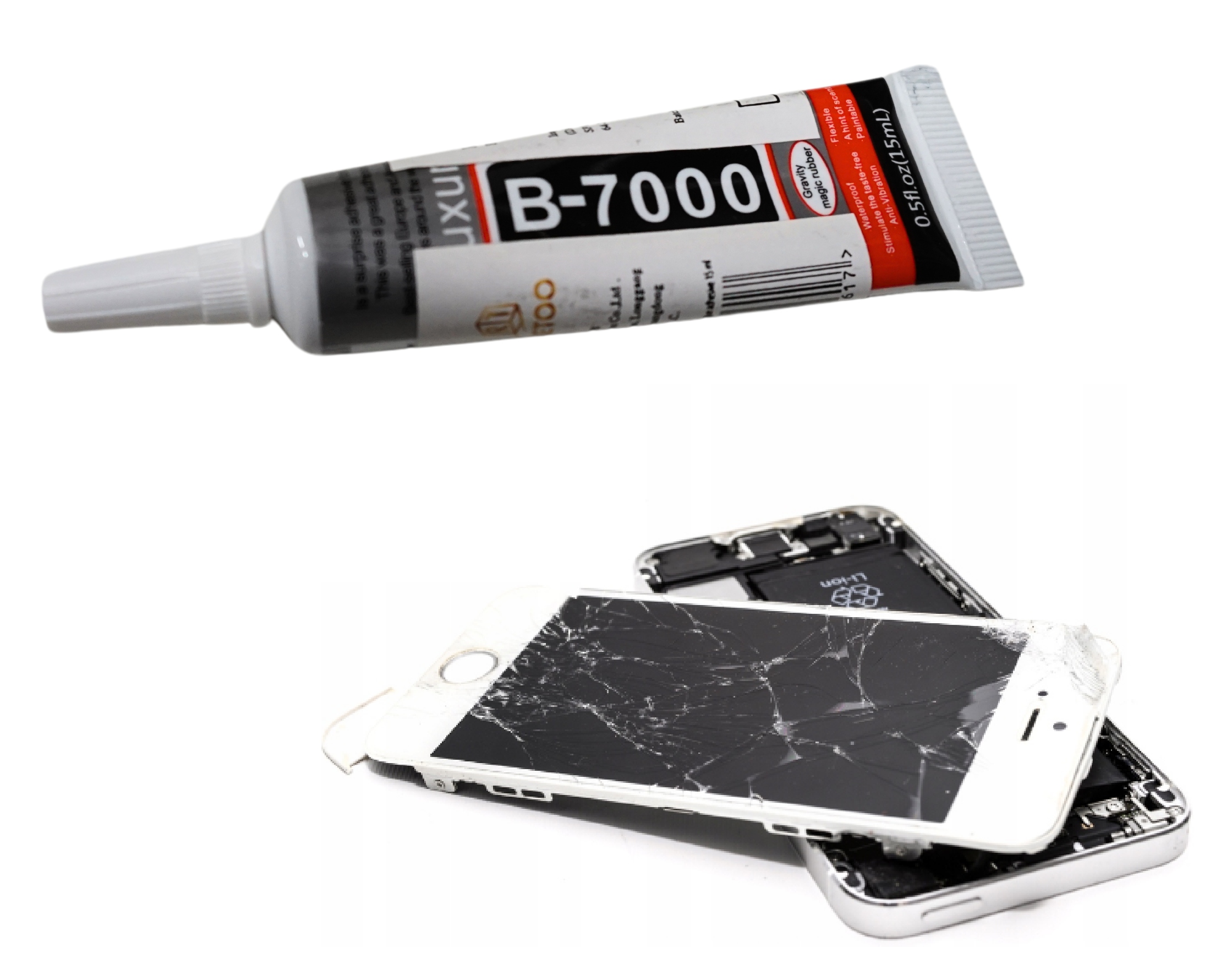 Klej Montażowy B-7000 Uniwersalny Mocny LCD 15 ML Do Szybek Wyświetlaczy