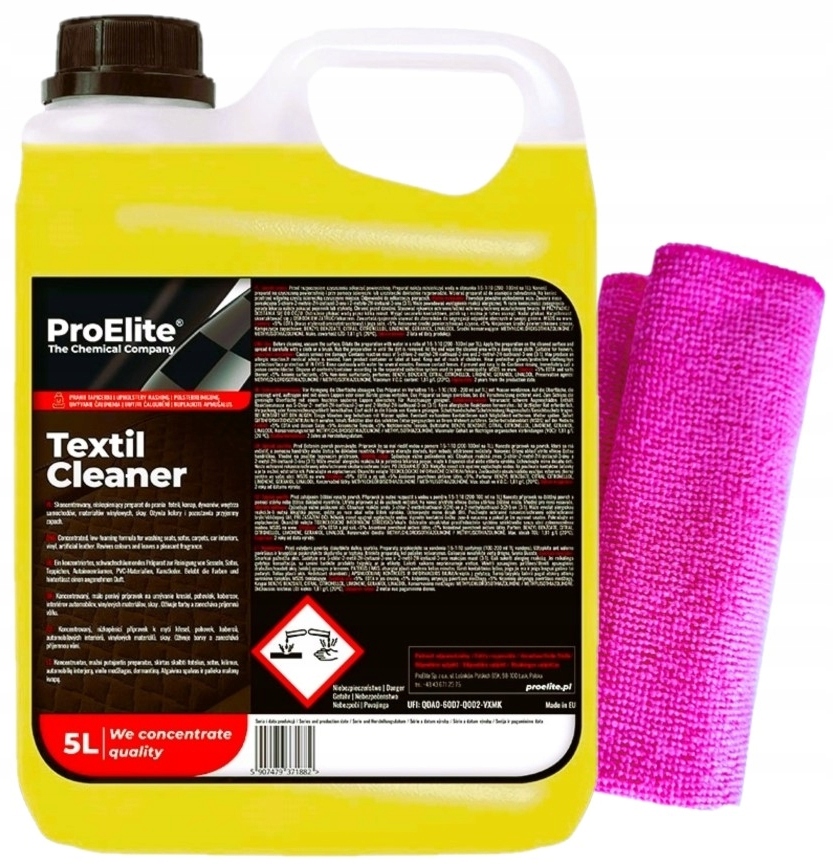 

Płyn Do Odkurzaczy Piorących Textil Cleaner 5L