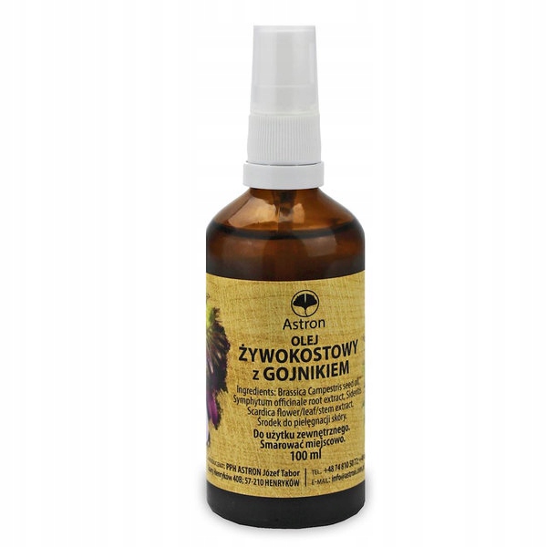 

Olej żywokostowy z gojnikiem 100ml