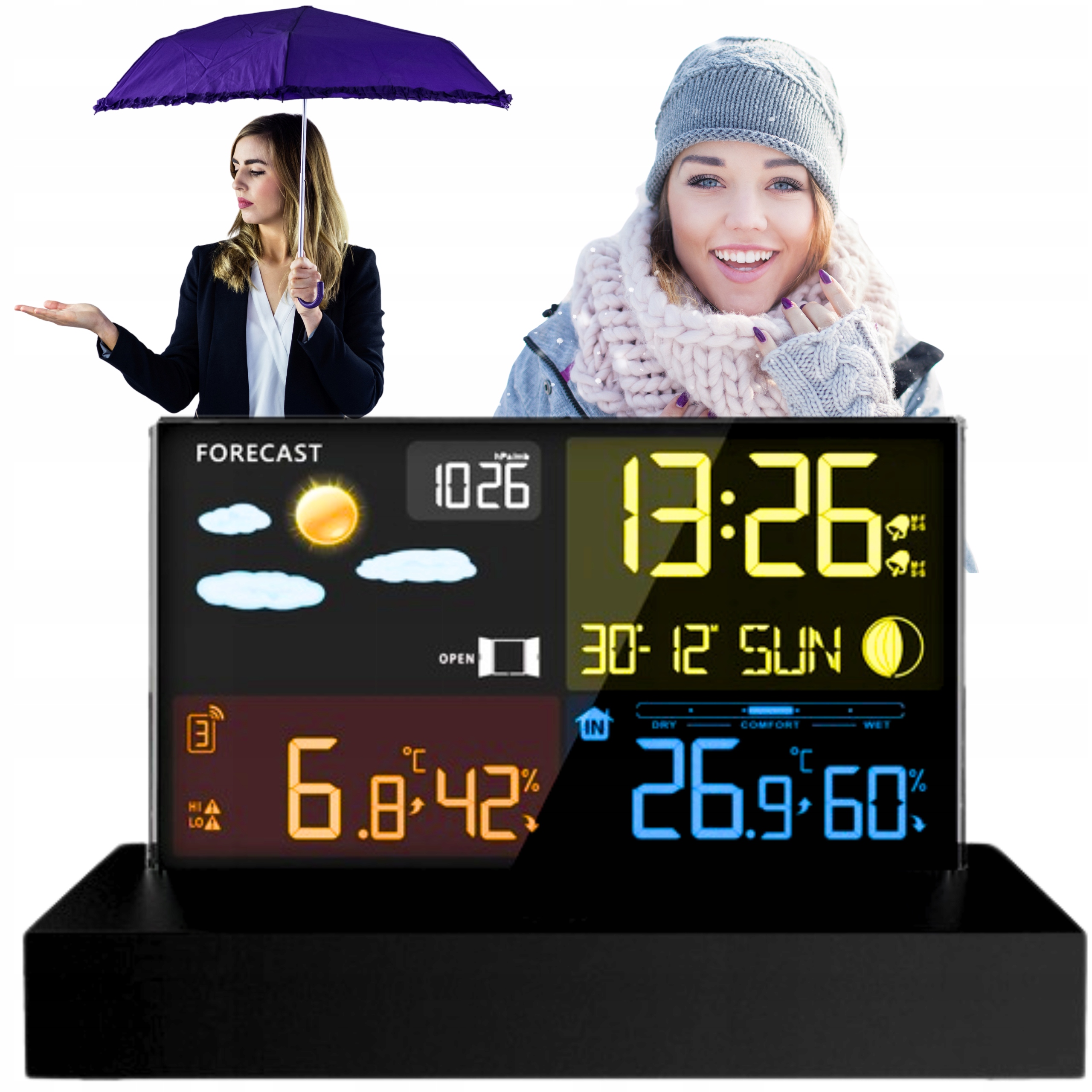 Bezprzewodowa Prognoza Pogody Przewidywanie pogody Czujnik Stacja Pogodowa