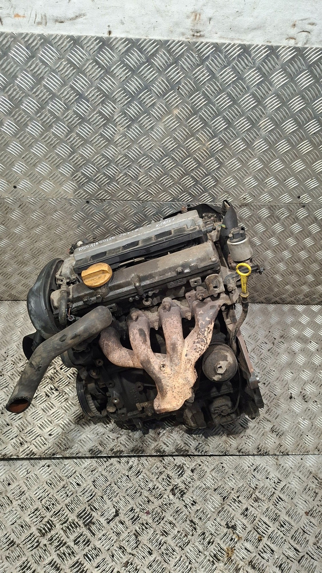 engine unprotected pillar OPEL ZAFIRA A 1.8 X18XE1