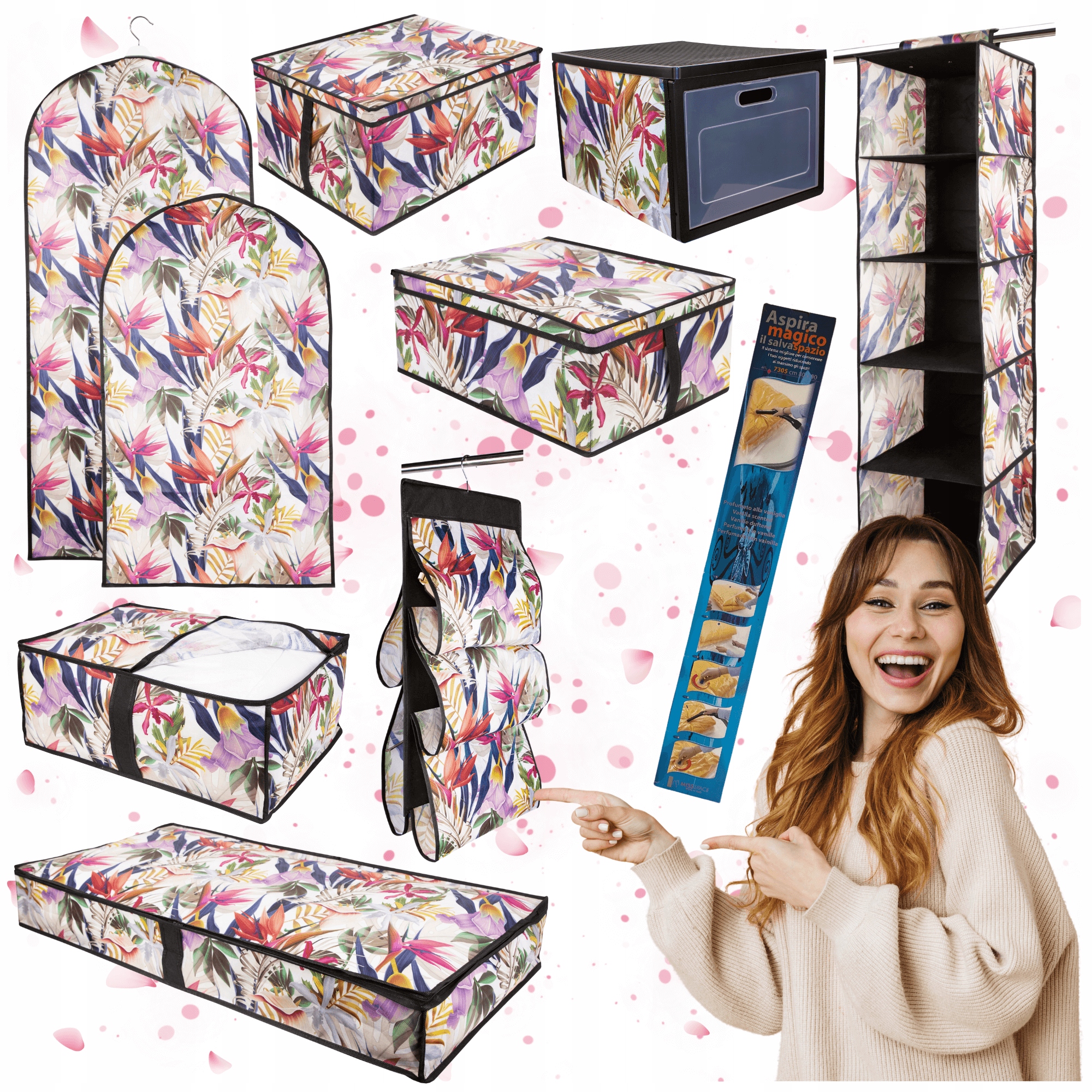 Levně Květinové organizéry vákuový pytel, elegantní způsob skladování