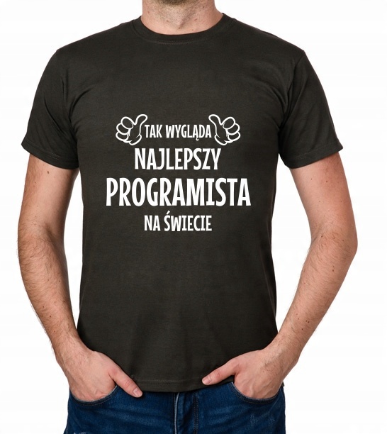 

koszulka Najlepszy Programista prezent