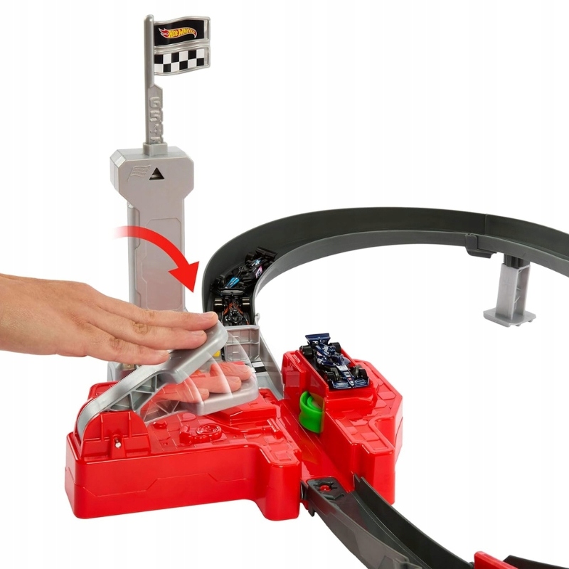 HOT WHEELS RACING FORMULE 1 SPRINT RACE CIRCUIT KIT + 3 AUTO'S JDY15 Merk Hot Wheels