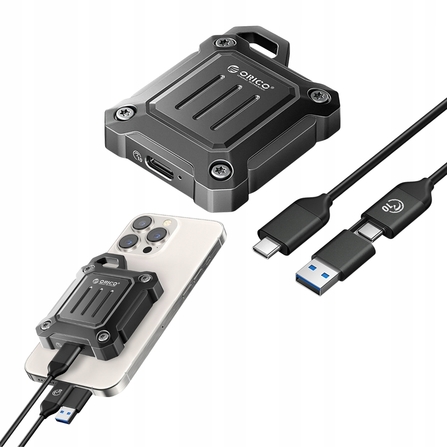 Kieszeń Dyskowa Wzmocniona Mała XAM2 M.2 2230 Usb-c 3.2 10GB/S 2TB Orico