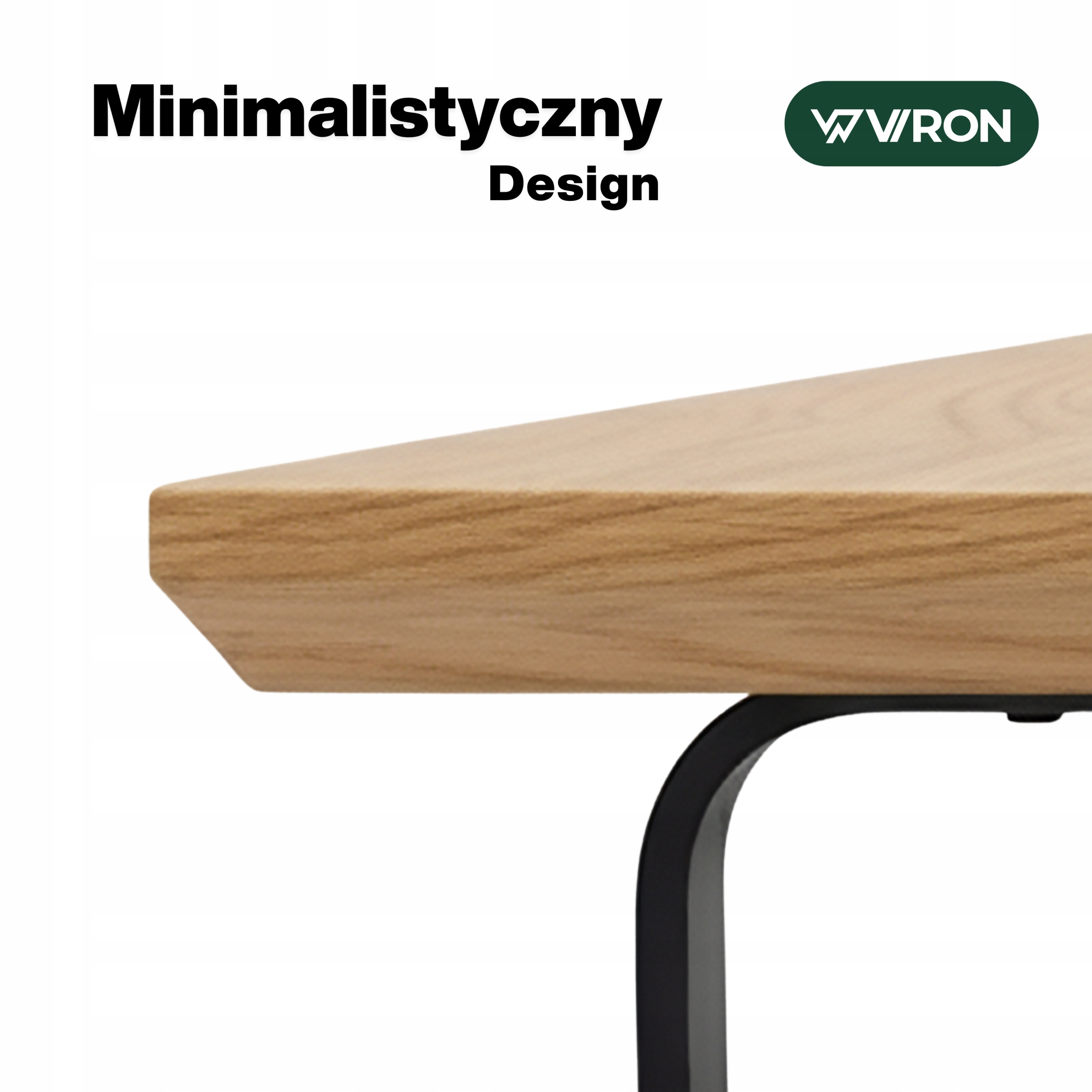 PODSTAWKA NA BIURKO POD MONITOR LAPTOP NADSTAWKA DREWNO VIRON DESK_UP 90cm Głębokość mebla 23 cm