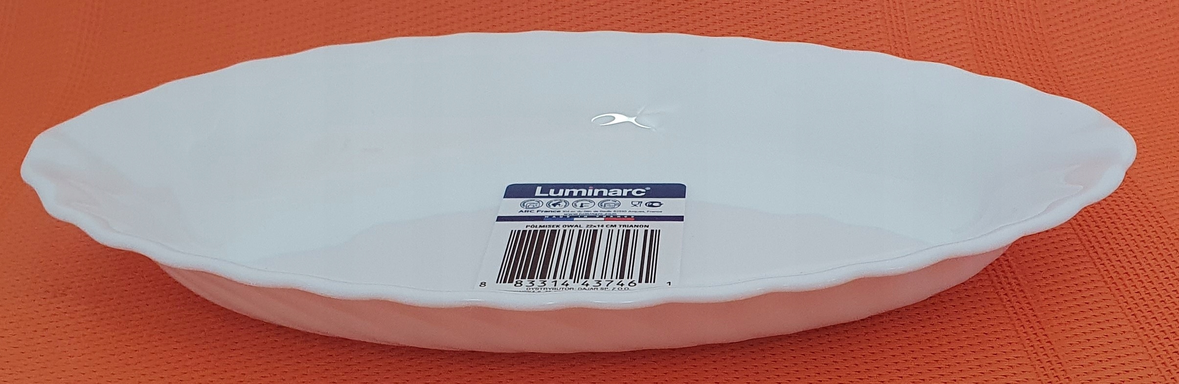 LUMINARC TRIANON PÓŁMISEK OWALNY ŚLEDZIARKA 22 CM EAN (GTIN) 883314437461