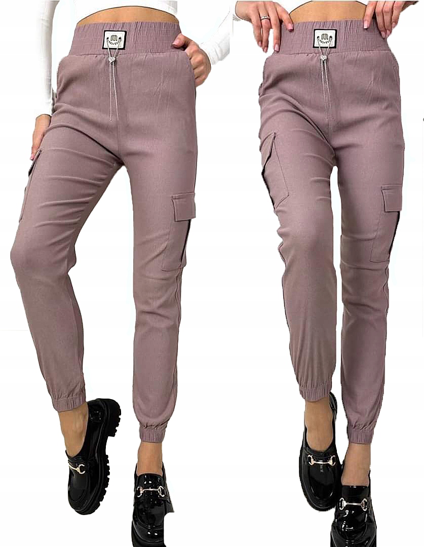 Spodnie Damskie ELASTYCZNE BOJÓWKI F882 R r.2XL